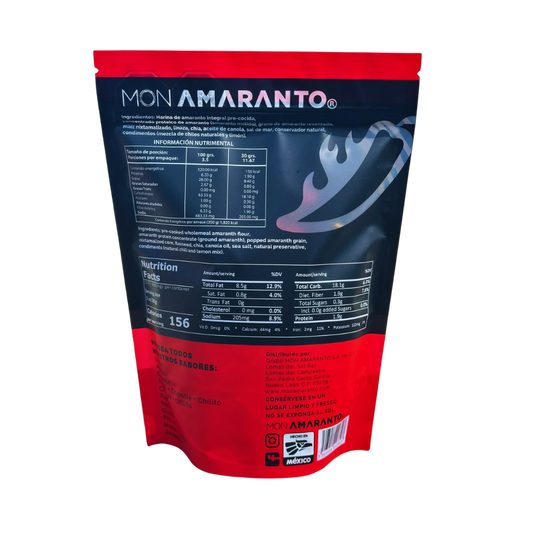 Churritos de Amaranto 350g Chipotle | Snack Gourmet Saludable – MONAMARANTO®