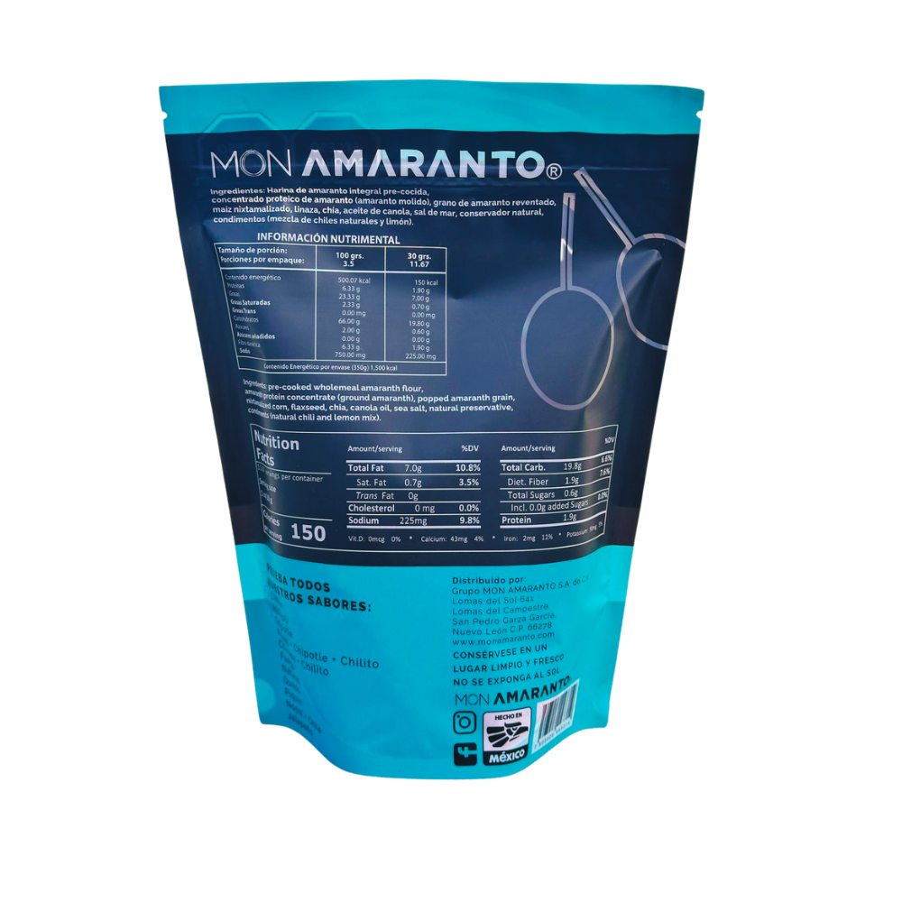 Churritos de Amaranto (350g)- Piquín