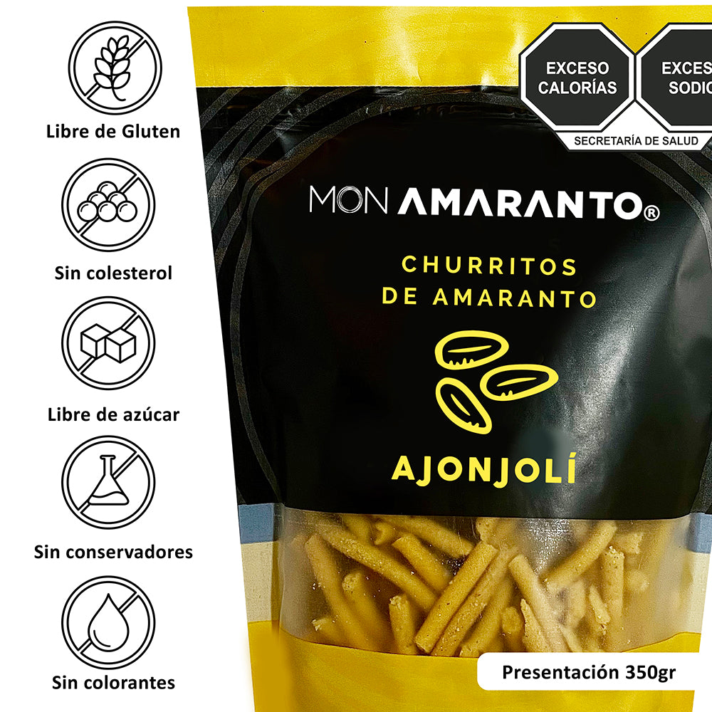 Churritos de Amaranto (350g)- Ajonjolí