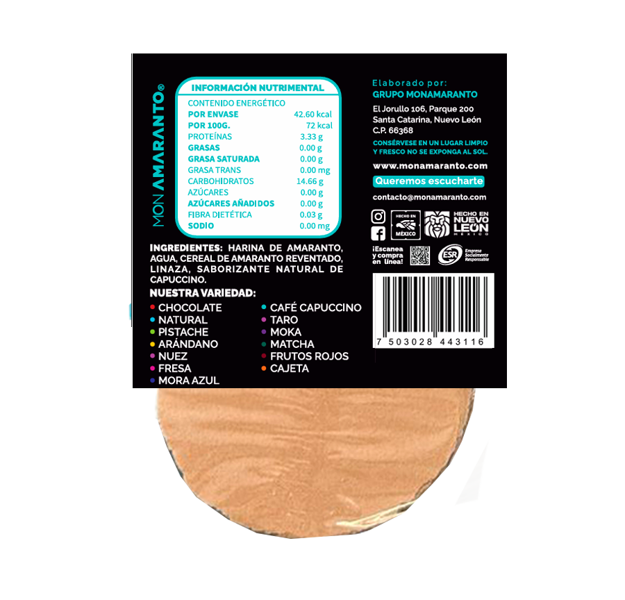 Obleas de Café Capuccino