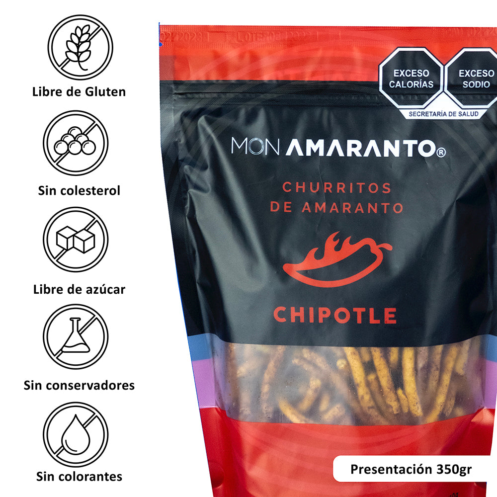 Churritos de Amaranto (350g)- Chipotle