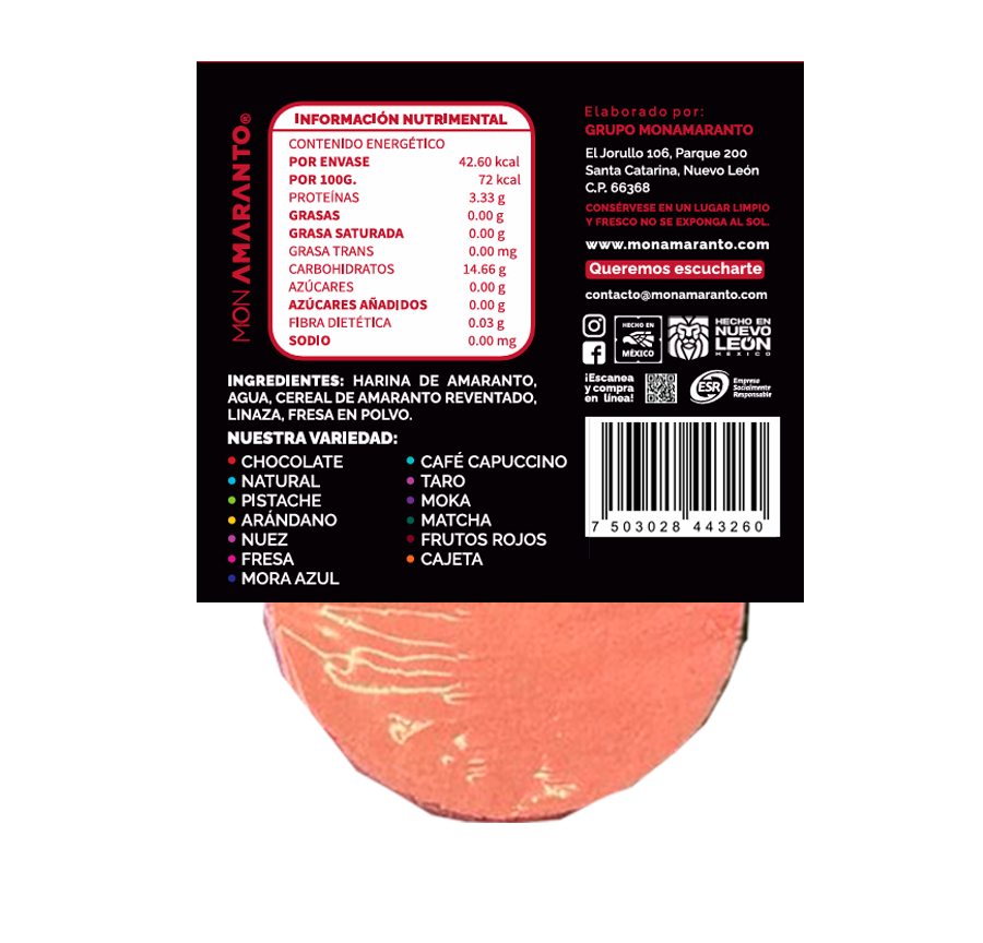 Obleas de Fresa