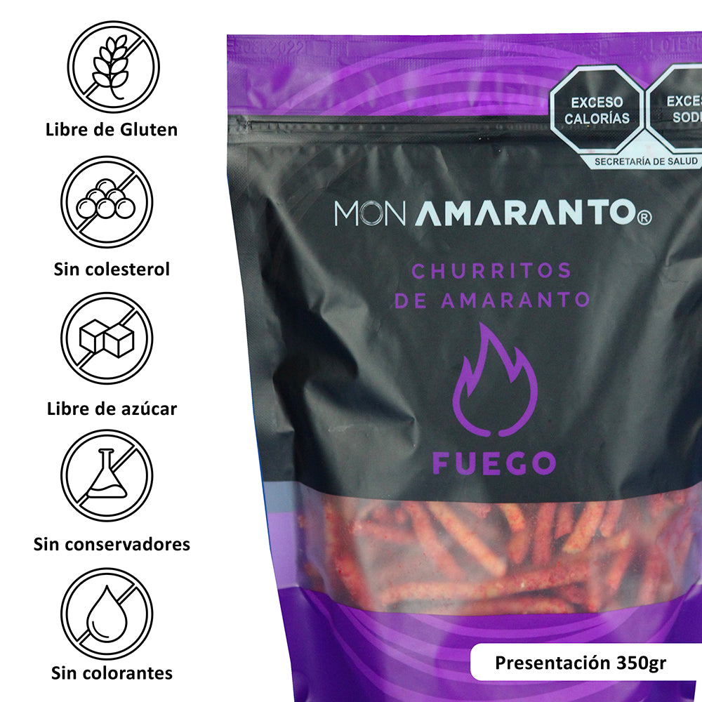 Churritos de Amaranto (350g)- Fuego
