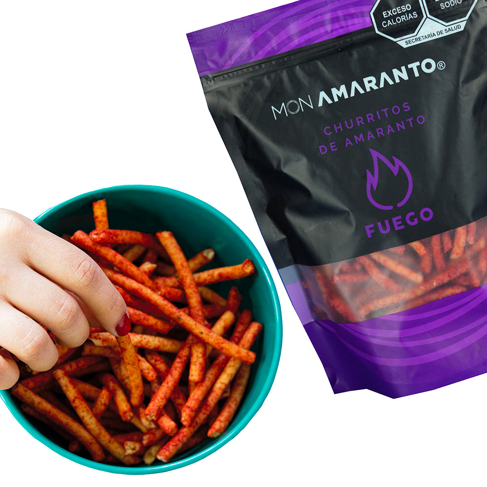 Churritos de Amaranto (350g)- Fuego