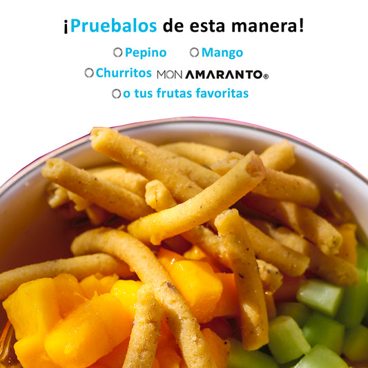 Churritos de Amaranto 350g Natural | Snack Saludable Natural – MONAMARANTO®