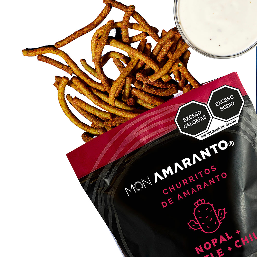 Churritos de Amaranto (350g)- Nopal Chipotle