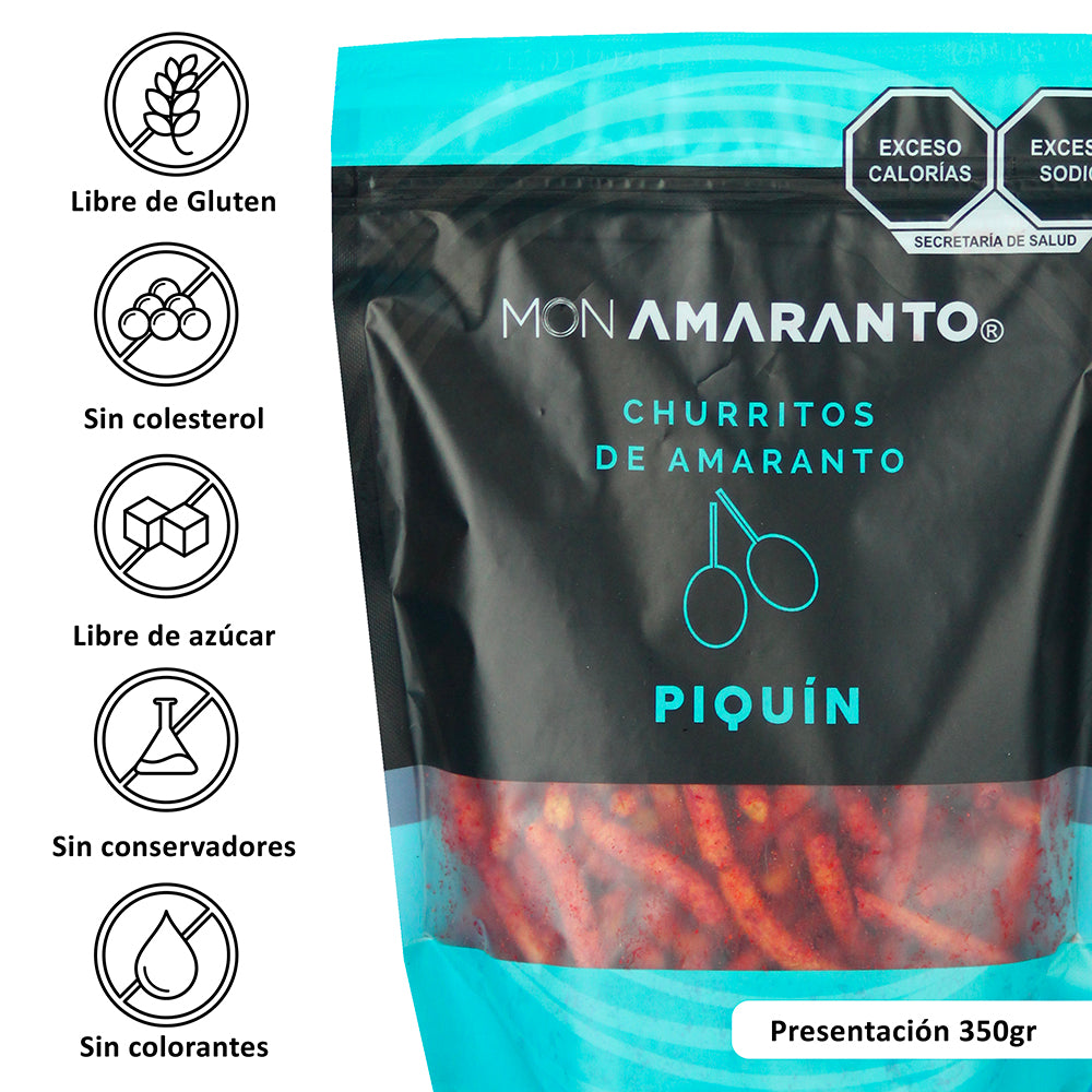 Churritos de Amaranto (350g)- Piquín