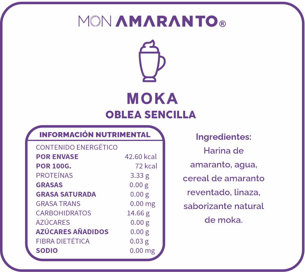 Obleas de Moka