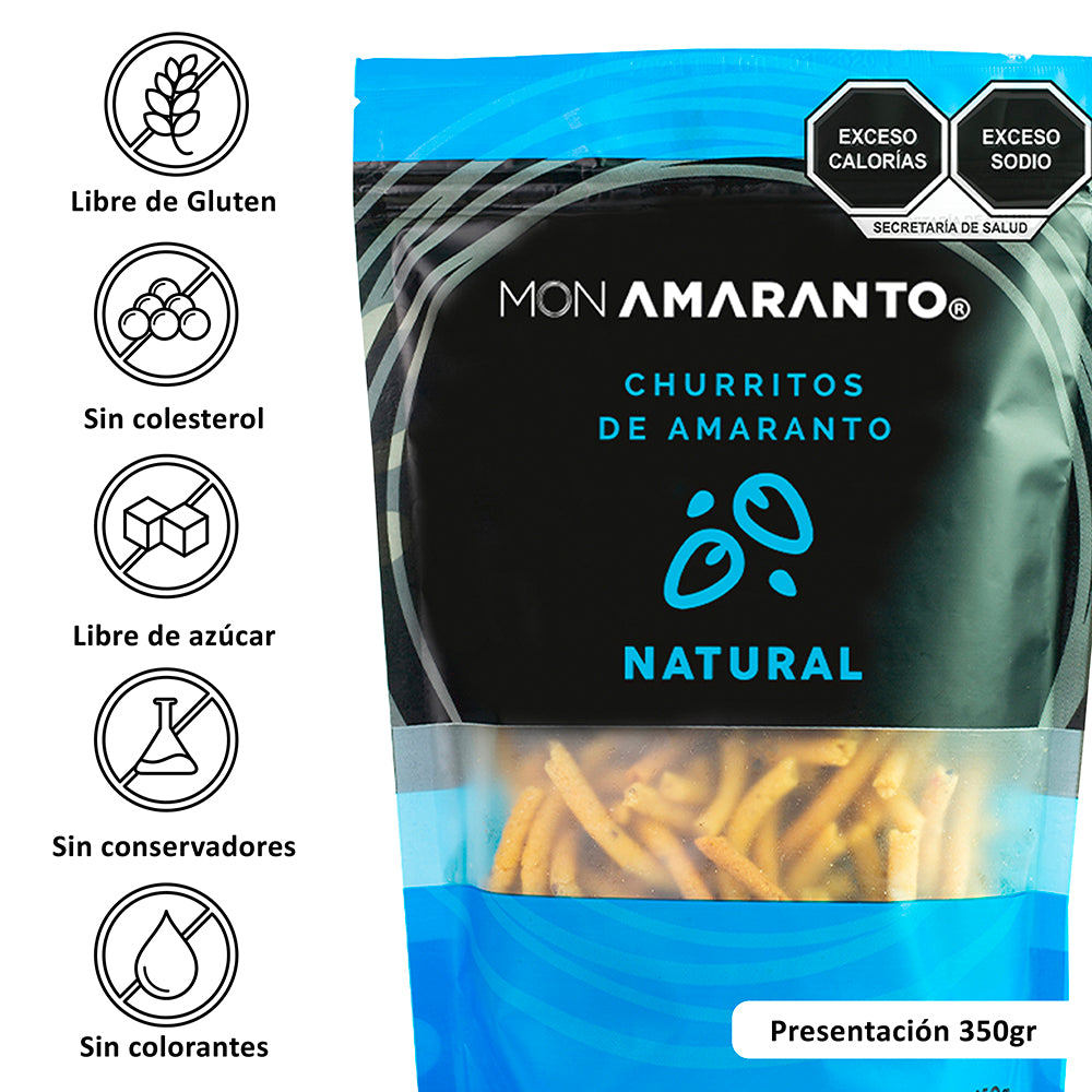 Churritos de Amaranto (350g)- Natural