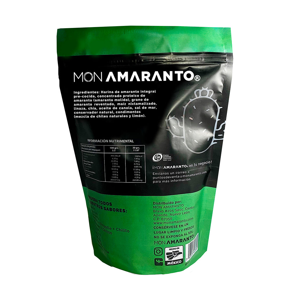 Churritos de Amaranto (350g)- Nopal y Chile