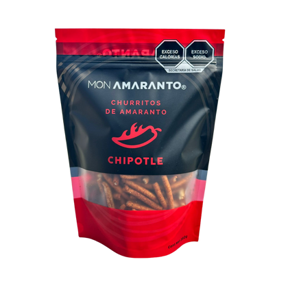 Churritos de Amaranto 350g Chipotle | Snack Gourmet Saludable – MONAMARANTO®