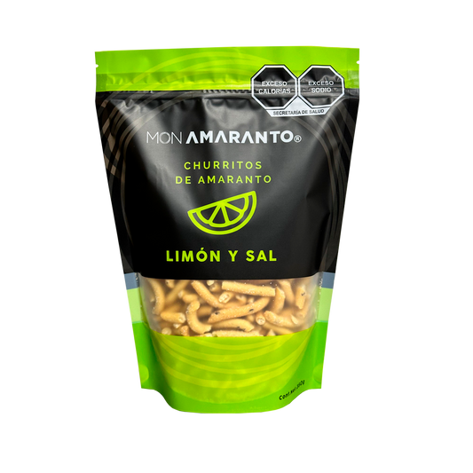 Churritos de Amaranto (350g)- Limón y Sal