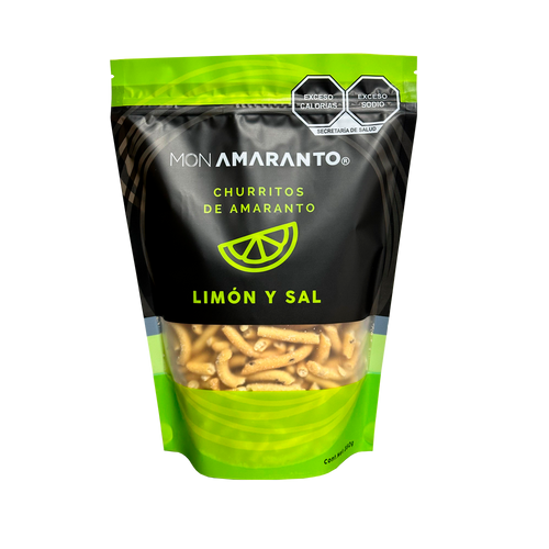 Churritos de Amaranto (350g)- Limón y Sal