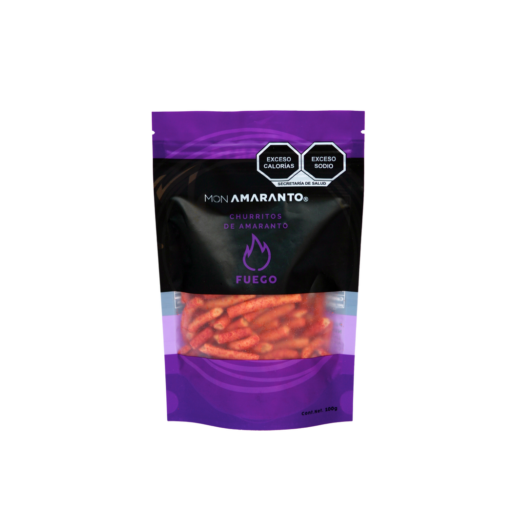 Churritos de Amaranto (100g)- Fuego