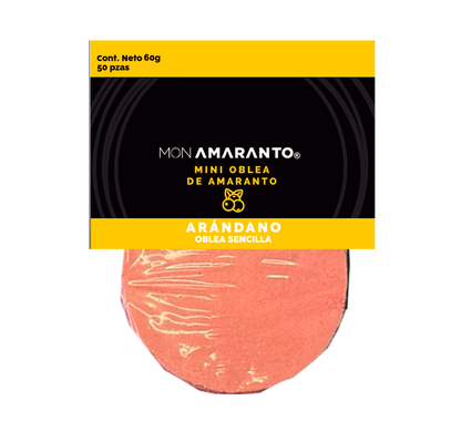 Obleas de Arándano