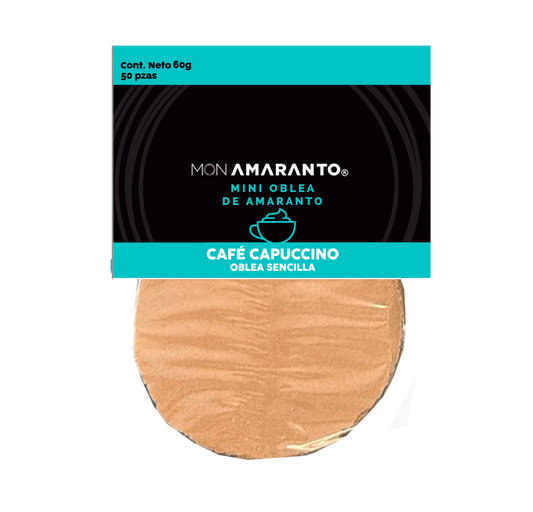 Obleas de Café Capuccino