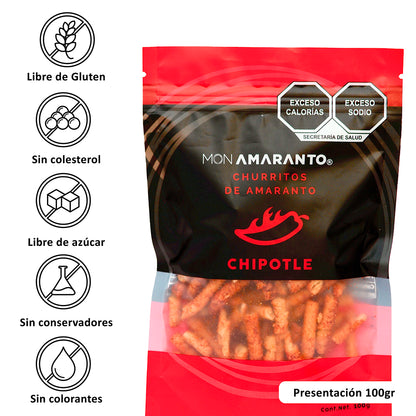 Churritos de Amaranto (100g)- Chipotle