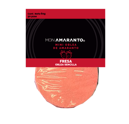Obleas de Fresa