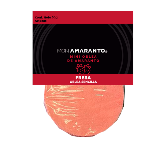 Obleas de Fresa