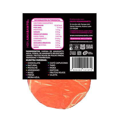 Obleas de Frutos Rojos