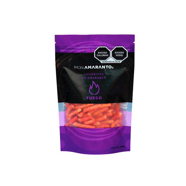 Amaranth Churritos (100g) - Fire