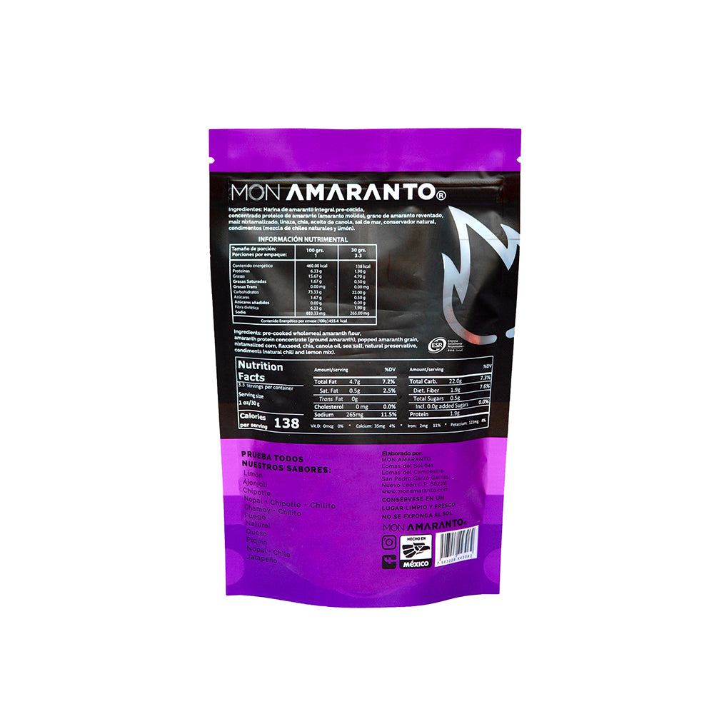 Amaranth Churritos (100g) - Fire