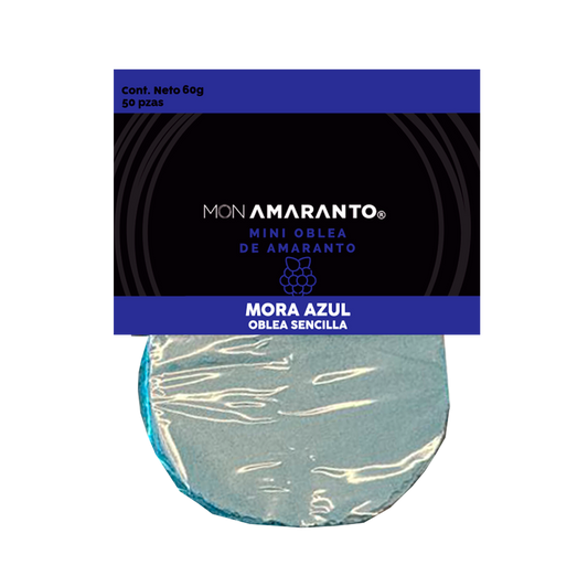 Obleas de Mora Azul