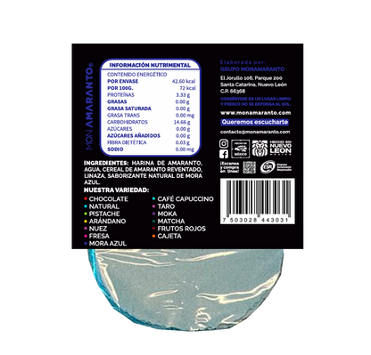 Obleas de Mora Azul
