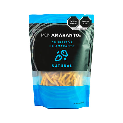 Churritos de Amaranto 350g Natural | Snack Saludable Natural – MONAMARANTO®