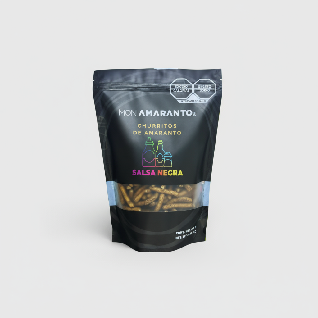 Churritos de Amaranto (350g)- Salsa Negra