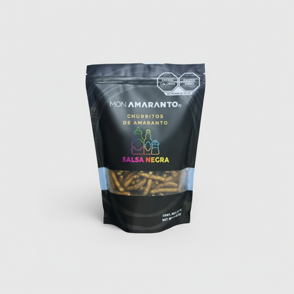Churritos de Amaranto (350g)- Salsa Negra
