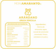 Cargar imagen en el visor de la galería, Obleas de Arándano