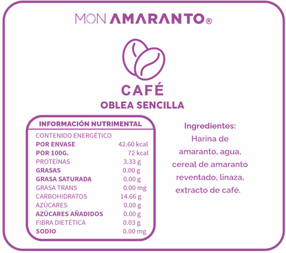 Obleas de Café