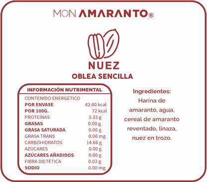 Obleas de Nuez