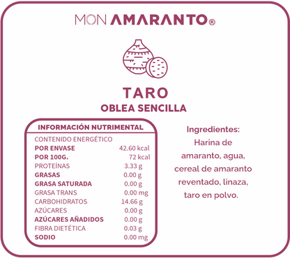 Obleas de Taro
