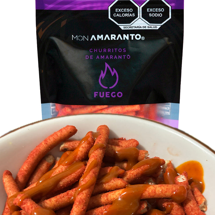 Amaranth Churritos (100g) - Fire