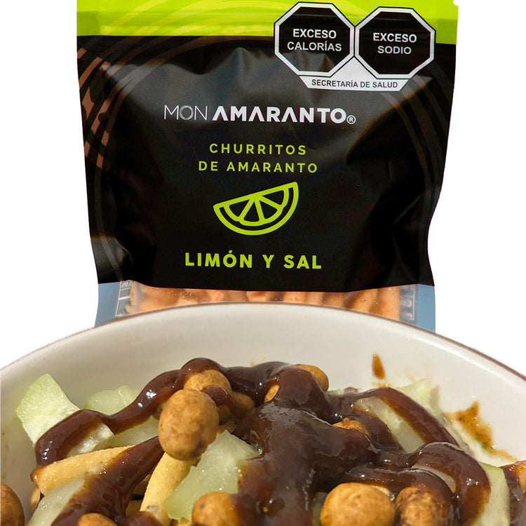 Churritos de Amaranto 100g Limón y Sal | Snack Gourmet Saludable – MONAMARANTO®