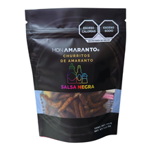 Cargar imagen en el visor de la galería, Churritos de Amaranto (100g)- Salsa Negra