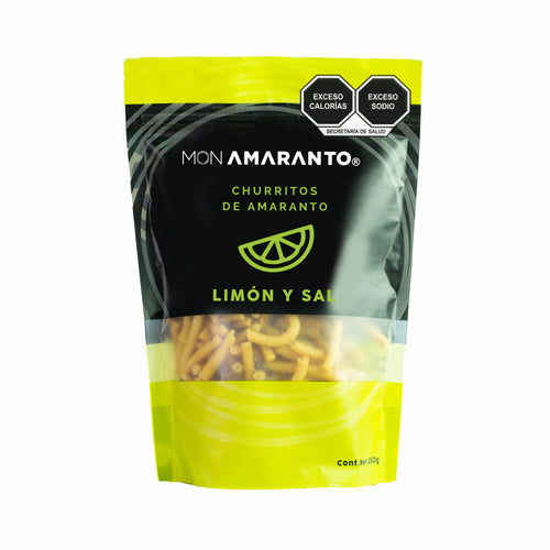 Churritos de Amaranto (350g)- Limón y Sal