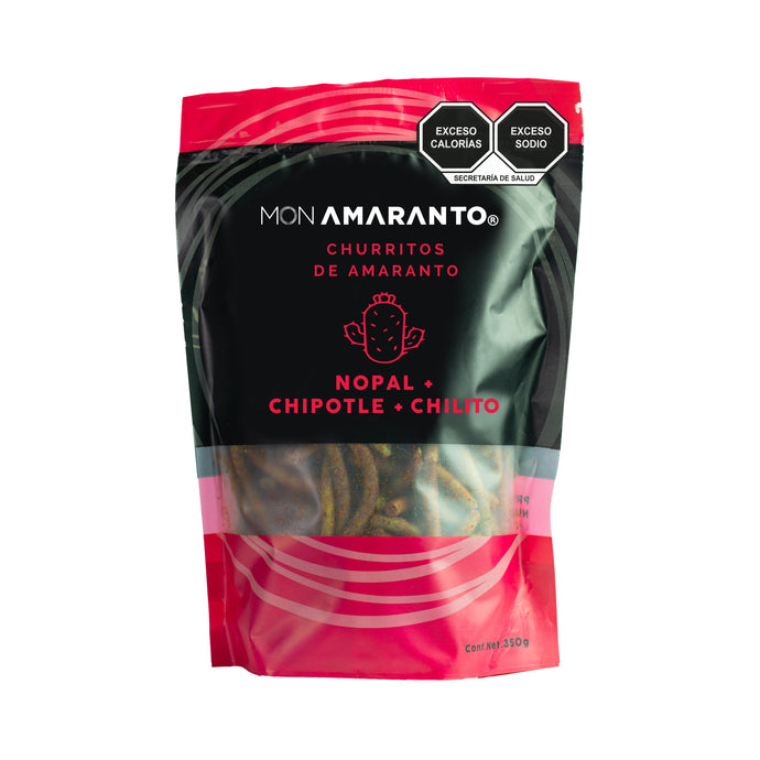 Churritos de Amaranto (350g)- Nopal Chipotle