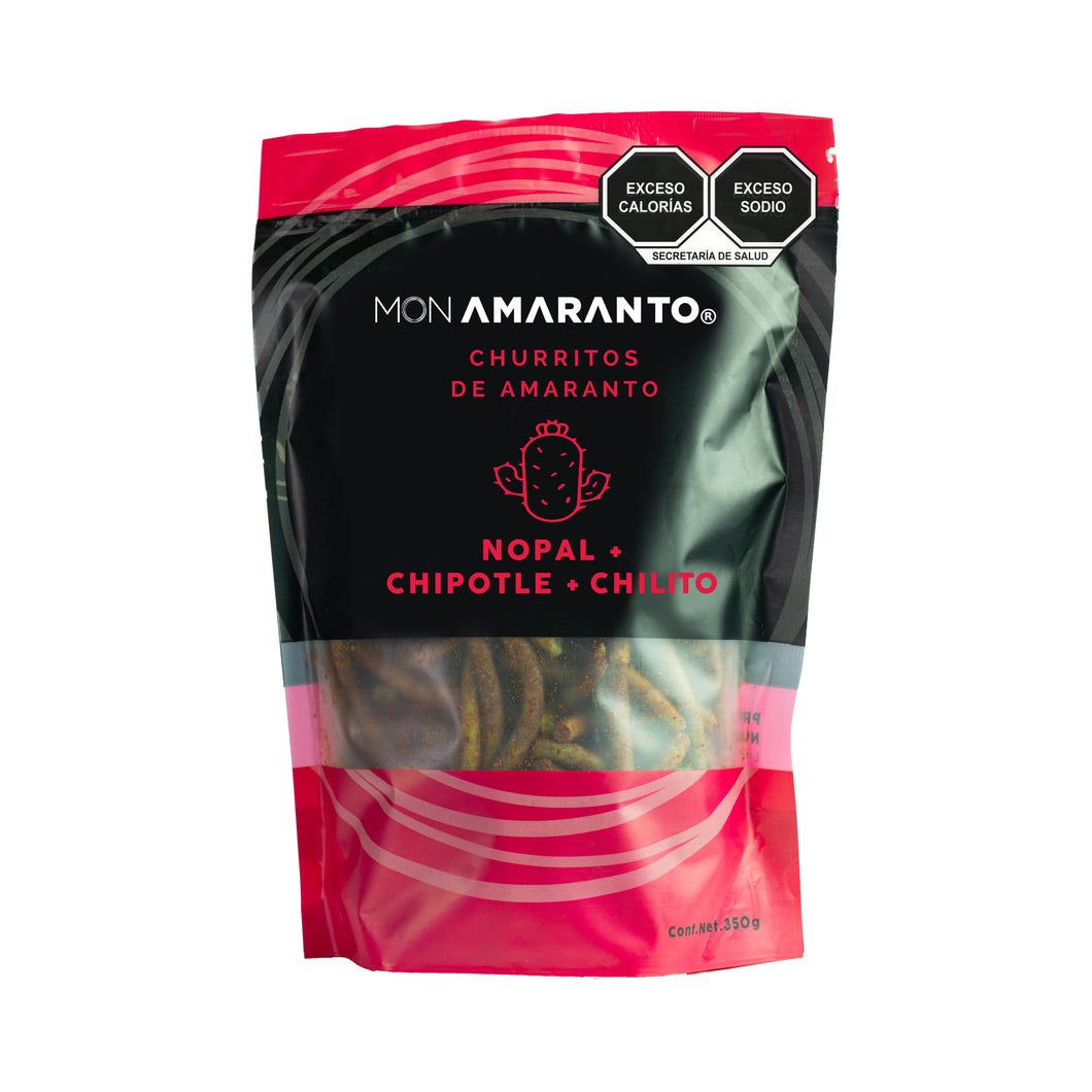 Churritos de Amaranto (350g)- Nopal Chipotle