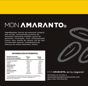 Churritos de Amaranto (350g)- Ajonjolí