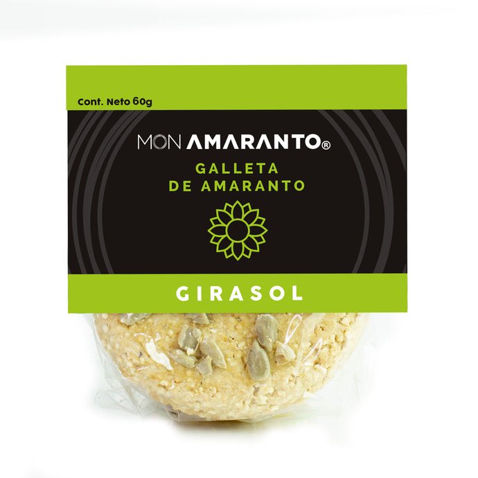 Galleta de Amaranto con Semillas de Girasol