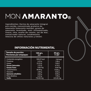 Churritos de Amaranto (350g)- Piquín