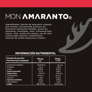 Churritos de Amaranto (350g)- Chipotle