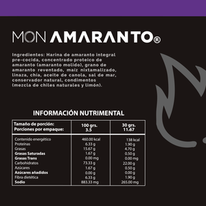 Churritos de Amaranto (350g)- Fuego