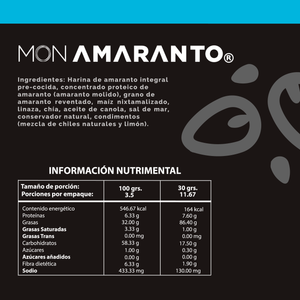 Churritos de Amaranto (350g)- Natural